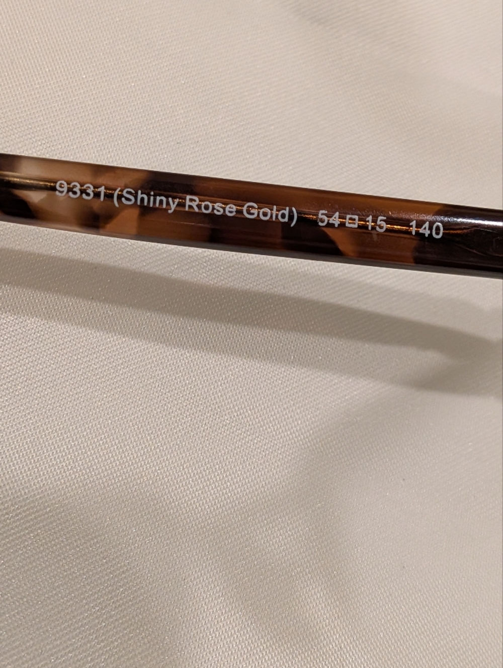 Coach Rose Gold Metal Eyeglasses with Tortoise Temples and Crystal Accents - Picture 13 of 16